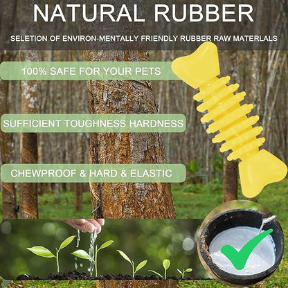 Puppy Toys, 6 Pack Dog Chew Toys for Puppy, Cute Yellow Small Dog Toys, Teething Toys for Puppies, Soft Durable Interactive Chew Toy for Small Dogs