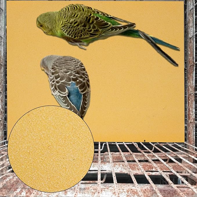 50 PCS Gravel Liner Paper for Bird Cage 11 x 17 Inch Bird Cage Paper Liners Gravel Liner Paper Birdcage Paper Cage Liner for Birdcage Parrots Cockatiels