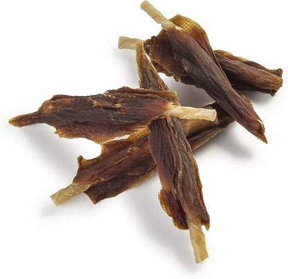 Pet 'n Shape Chik 'n Skewers  Duck Wrapped Rawhide Chew Dog Treats - 1 Pound