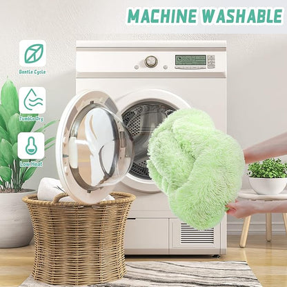 NOYAL Calming Dog Bed Donut Anti Anxiety Fluffy Dog Bed for Small Medium Dog and Cat