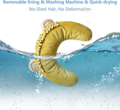 Pet Pillow for Dogs, Dog Calming Pillow, Cat Pillow, Soft Dog Neck Pillow, U-Shaped Pillow for Cat and Dog, Machine Washable Pet, Improve Pet Sleeping