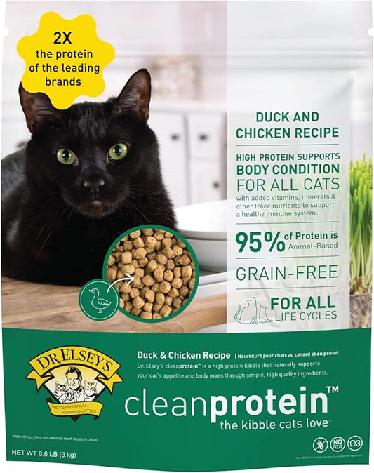 Dr. Elsey's cleanprotein Duck Cat Kibble 2 lb. Bag