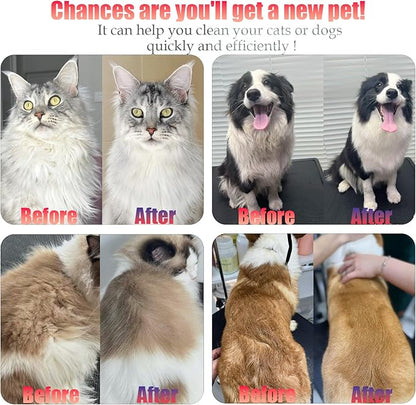 PETHous Dog Paw Cleaner Gloves, Waterless Cat Bath Gloves for Sensitive Skin - Hypoallergenic, Pet Cleaning Gloves Deodorizing - 6 PCS, Pet Wipes Alternative for Post-Surgery Care, Paws & Smooth Fur.