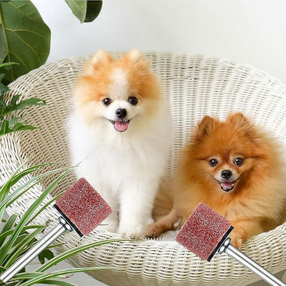 22 Pet Nail Grinder Replacement Kit with Grit Sanding Bands Pet Smoother Claw Care Black Grinding Drums Dog Nail Grinder Replacement Dog Claw Grooming Supplies(1/2 Inch 120 Grit)