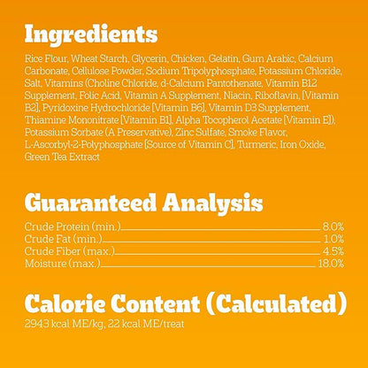 Pedigree Dentastix Small and Toy Breed Dog Treats, Original with Real Chicken, 1.63 lb. Bag (108 Treats)