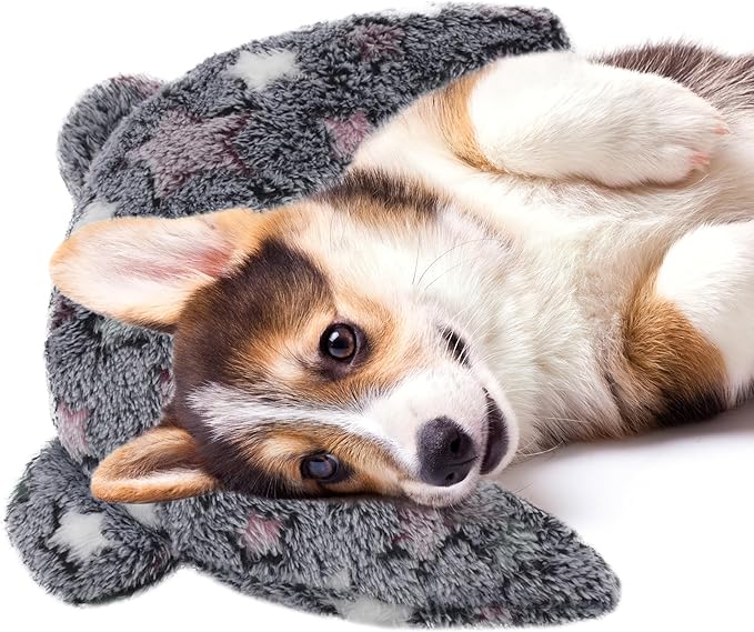 Pet Calming Pillow for Dogs, Soft U-Shaped Pillow, Joint Relief, Sleep Comfortably, Suit for Small, Medium, Large Dogs, Fluffy Pet Neck Pillow (M-Black Pink)