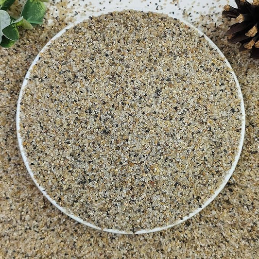 10lbs Aquarium Gravel, 1/16"(0.6-1.2mm) Natural River Rocks Succulent Cactus Pea Gravel for Plants, Fish Tank, Decorative Pebbles for Gardening, Flower Pots, Vase Fillers, Landscaping