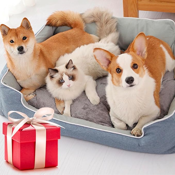 2 Pcs Cat Grooming Brushes, Pet Hair Cleaner Brush, Pet Massage Brushes for Cats Dogs with Self-Cleaning Button, Pet Shedding Brush for Removing Tangles Loose Fur