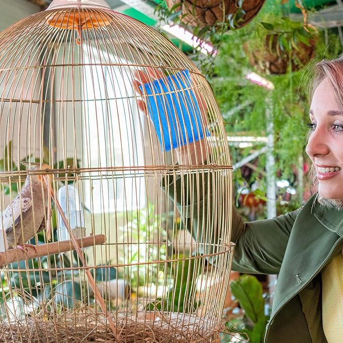 6 Pack Pet Cleaning Supplies Cage Saver Scrub Pad for Bird Rabbit Parakeet Guinea Pig Cleaning Cage Aquarium