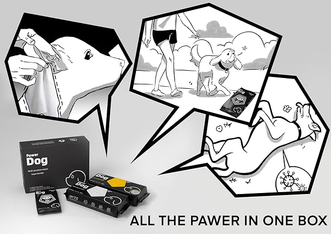 Plant-Based Dog Grooming Wipes Bundle - Dog Wipes, Ear Canal Wipes, and Adventure Pack - Hypoallergenic, Biodegradable, Fragrance-Free, Extra Thick - 180 Moist Pet Cleaning Wipes