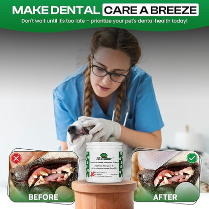 Puppy Essentials Kit | Dog Wipes for Cleaning & Deodorizing | Paw & Nose Balm | Teeth Cleaning Wipes | Poop Bags | Dog Grooming Supplies for in Between Baths