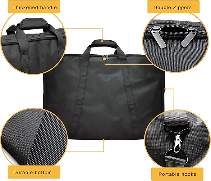 32" Dog Playpen Storage Bag, Suitable for Foldable Exercise Pet Playpens, Dog Fence Travel Bag with Handles for Camping and RV Trip, Waterproof Oxford Fabric