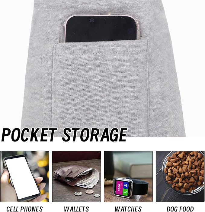 Dog and Cat Sling Carrier, Dog Carrier with Adjustable Opening Strap, Travel Bag for Small Dogs and Cats, Outdoor Travel Sling Carriers (Grey)