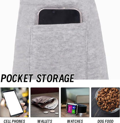 Dog and Cat Sling Carrier, Dog Carrier with Adjustable Opening Strap, Travel Bag for Small Dogs and Cats, Outdoor Travel Sling Carriers (Grey)