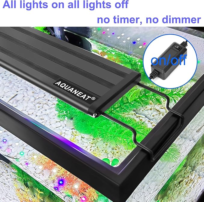 AQUANEAT LED Aquarium Light Full Spectrum for 18 Inch to 24 Inch Fish Tank Light Fresh Water