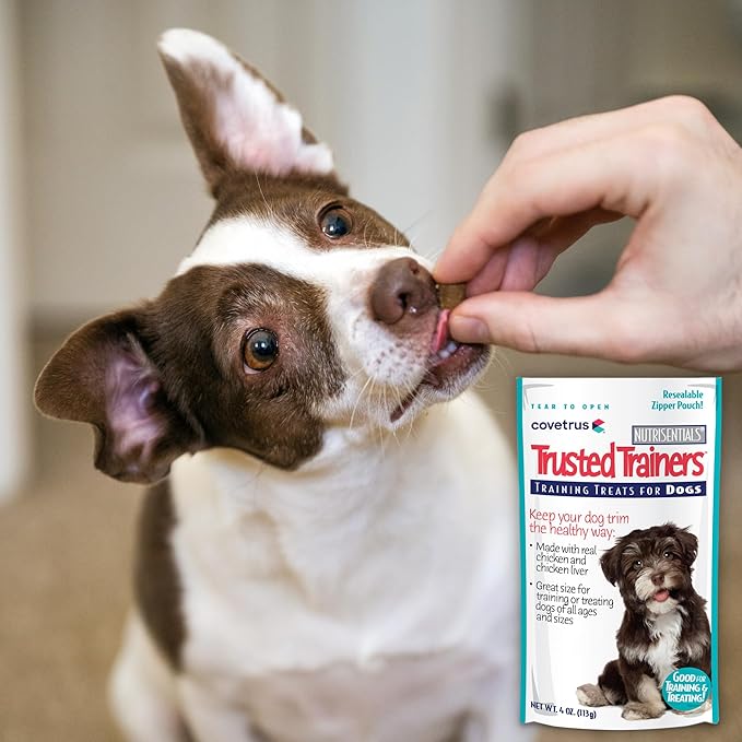 NutriSentials Trusted Trainers Training Treats for Dogs - Soft Dog Treats for Small, Medium & Large Dogs - Chicken Flavor - 5 Pack - 4 oz