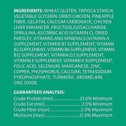 Amazon Brand - Wonder Bound Dog Dental Treats for Tiny Dogs (5-15 lbs), Real Chicken Flavor, Nubbed Texture for Plaque & Tartar Control, Freshens Breath While Chewing, 125 Count (Pack of 2)