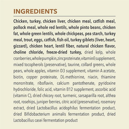 ACANA Grain-free Dry Cat Food Meadowlands Chicken Turkey Fish and Cage-Free Eggs 4lb Bag