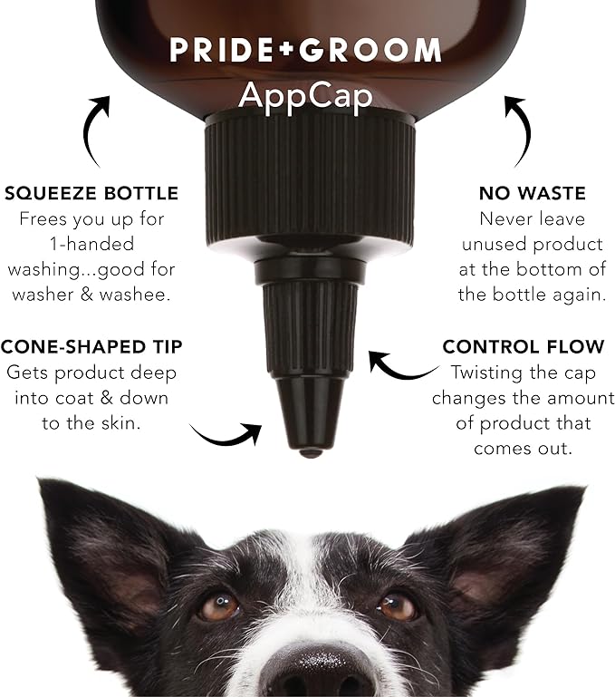 Pride and Groom The Sensitive One Dog Shampoo  All Natural Blend of Essential Oils & Gentle Ingredients for Puppies & Dogs with Sensitive Skin & Coats to Soothe and Regulate Skin & Follicles  16oz