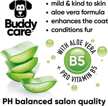 2in1 Dog Shampoo & Conditioner by Buddycare | Coconut Scented | with Aloe Vera and Pro Vitamin B5 (16.90oz)