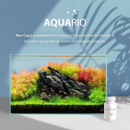 Neo Cap - Water Conditioner for Aquarium Tank - Neutralizes Tap Water Pollutants, Chlorine Remover Vitamin C Enriched for Fish Health, Safe for All Aquatic Species - Complex, 30 Capsules