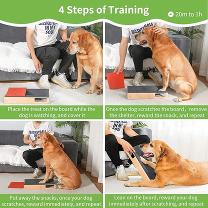 M-Shaped Dog Scratch Pad for Nails, Dog Nail File Toy for Dog Nail Maintenance, Shortened Dog_ Side Nails Easily (L)