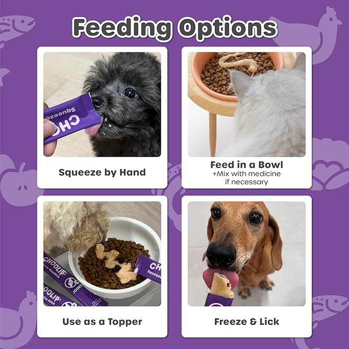 Squeeze Vita Stick Lickable Cat and Dog Treats – 7-Count Joint Support Sticks with Multivitamins, Soft Squeezable Paste for All Life Stages, Supporting Joint Health