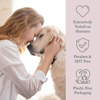 Be:Calm Calming Dog Shampoo Bar – 110g – Natural Formula with Goat Milk, Lavender & Chamomile – Soothes Skin & Conditions Coat – Long-Lasting Bar – Approx. 30 Washes