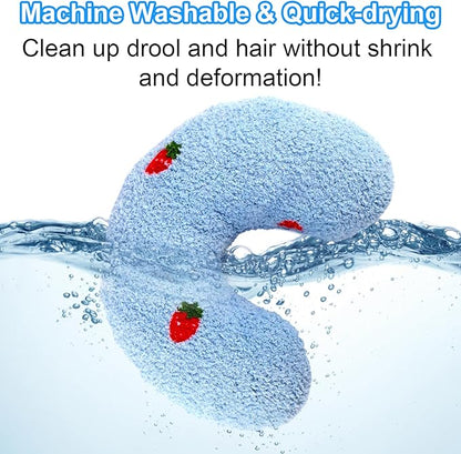 Mity rain Dog Pillow, Dog Calming Pillow Large 14.2" * 9.4", Anxiety Relief Pillow for Dog, Ultra Soft High Density Neck Pillow for Joint Relief Sleeping Improve, Pet Calming Pillow