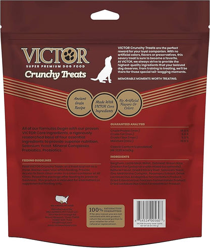 Victor Super Premium Dog Food  Classic Crunchy Dog Treats with Lamb Meal  Gluten-Free Treats for Small, Medium and Large Breed Dogs, 28oz