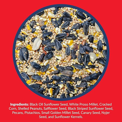 Lyric Supreme Wild Bird Seed, Wild Bird Food Mix with Nuts and Sunflower Seeds, 20 lb. Bag