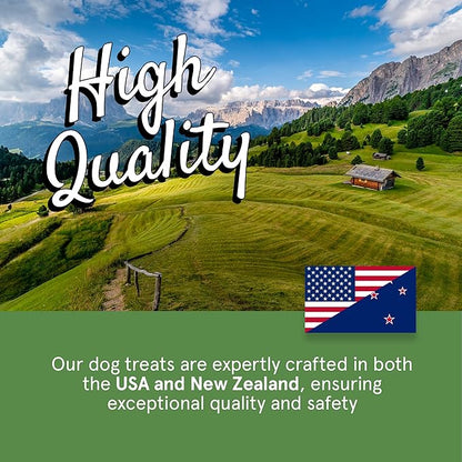 Real Meat Dog Treats - Two 12oz Bag of Bite-Sized Air-Dried Beef Jerky for Dogs - Grain-Free Jerky Dog Treats with 95% Human-Grade, Free-Range, Grass Fed Beef - All-Natural High Protein Dog Treats