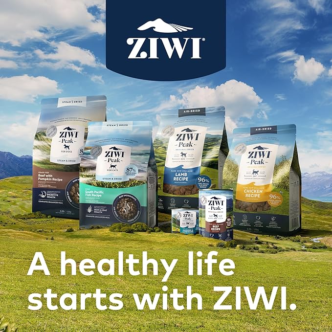 Bundle of ZIWI Peak Air-Dried Dog Food  All Natural, High Protein, Grain Free and Limited Ingredient with Superfoods (Venison, 1.0 lb + Tripe & Lamb, 1.0 lb)