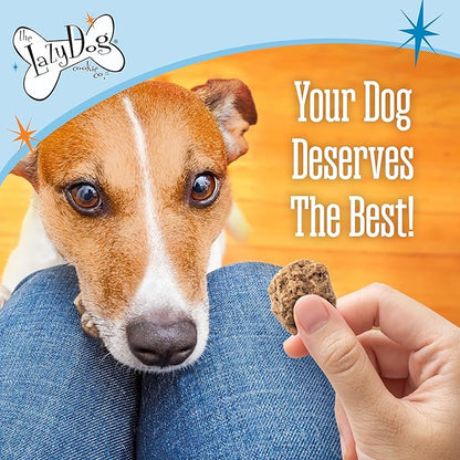 The Lazy Dog Cookie Co. - Home for The Holidays Soft Baked Dog Treats - Wheat, Corn & Soy Free - Limited Edition - Mouth Watering Maple Glazed Ham Flavored - 5 oz (HM)