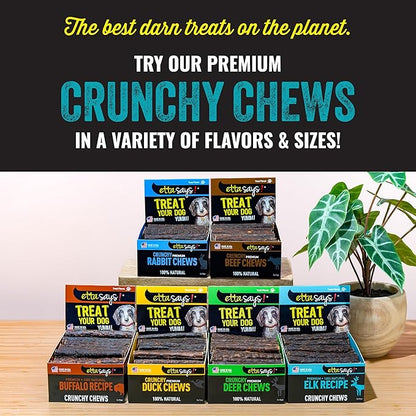 etta says! Premium Crunchy 4.5" Elk Dog Chews - Grain-Free Dog Treats, Good for Teeth, Easy to Digest - Made in The USA (36 Count Pack of 1)