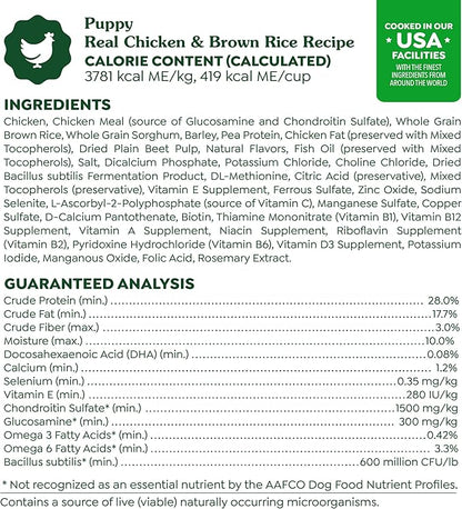 Greenies Smart Essentials Puppy High Protein Dry Dog Food Real Chicken & Brown Rice Recipe, 5.5 lb. Bag