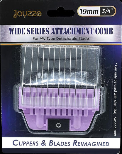 A Series Wide 19mm 3/4' Metal Comb, Dog Grooming Blades for Smooth Coat, Professional, Durable and Precise for Trimming and Finishing, Compatible with A Series Clippers