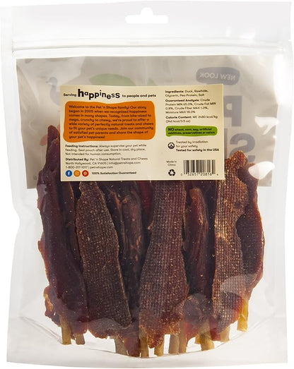 Pet 'n Shape Chik 'n Skewers  Duck Wrapped Rawhide Chew Dog Treats - 1 Pound