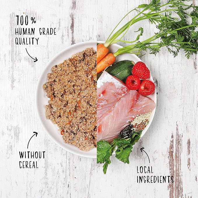 DOG'S LOVE Single Protein, Limited Ingredients, Ethically Sourced, Grain Free Wet Dog Food - Canned Soft Dog Food - Premium Can Dog Food | 6 cans-(14.1 Oz, Fish)