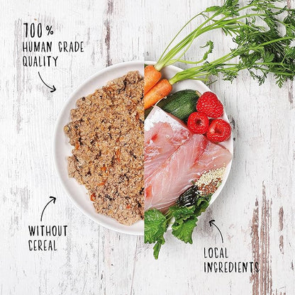 DOG'S LOVE Single Protein, Limited Ingredients, Ethically Sourced, Grain Free Wet Dog Food - Canned Soft Dog Food - Premium Can Dog Food | 6 cans-(14.1 Oz, Fish)