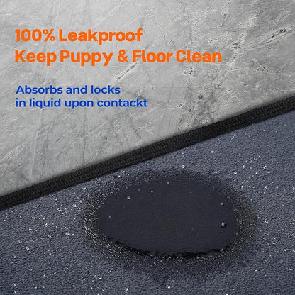 Washable Pee Pads for Dogs 72"x72" Extra Large Super Absorbent Non-Slip Reusable Puppy Pads for Playpen, Crate, Floor, Waterproof Pet Training Mats for Quick-Dry Whelping Pads & Incontinence