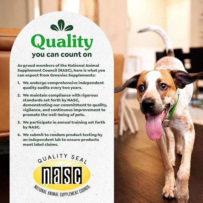 Greenies Supplements Hip and Joint Supplements for Dogs, Chicken Flavor, 6.08 oz. 30-Count