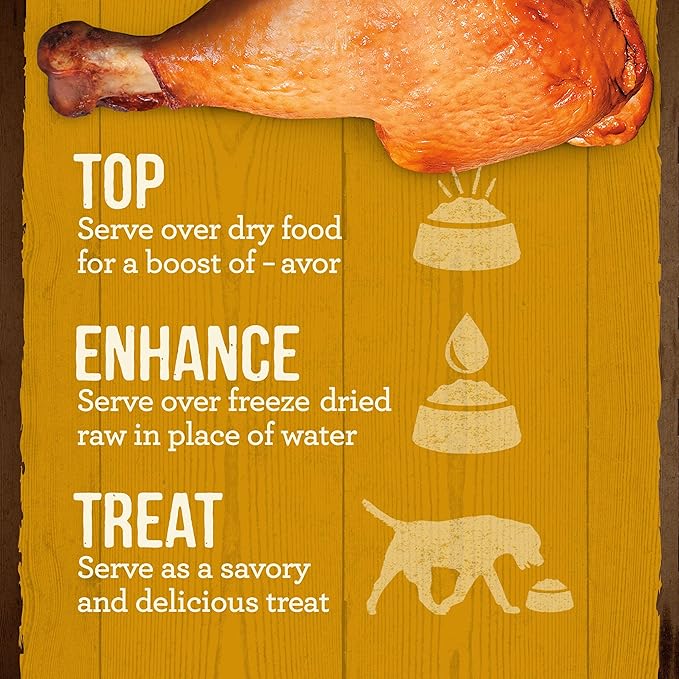 Merrick Grain Free Bone Broth, Premium Human Grade And Gluten Free Dog And Cat Food Topper Pouches, Chicken - 16 oz. Pouch