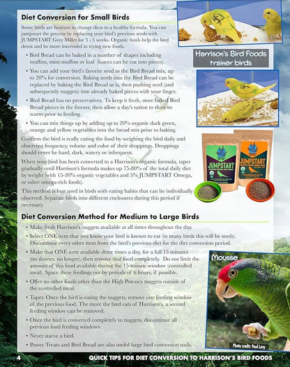 Harrison's Bird Foods Bird Food Adult Lifetime Fine Certified Organic Non-GMO Formula Bird Food 5lb