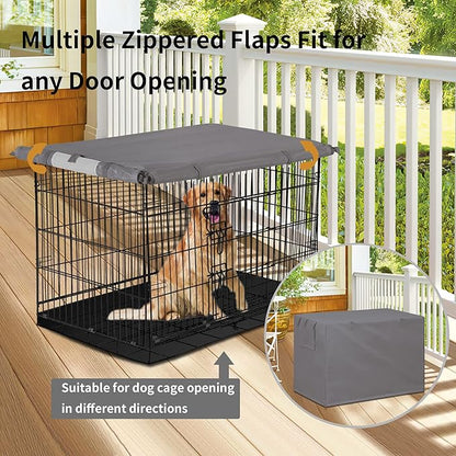 Easy-Going Dog Crate Cover 30 Inch Dog Kennel Cover for Dog, Cage Covers for Dog Crates Fit (30" Lx19 Wx21 H) Grey
