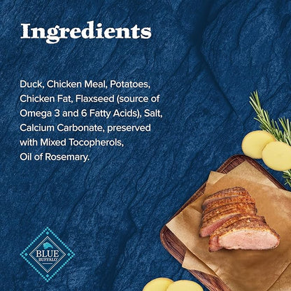 Blue Buffalo Wilderness Trail Treats High Protein Grain Free Dog Biscuits Crunchy Dog Treats, Duck Recipe, 10-oz Bag