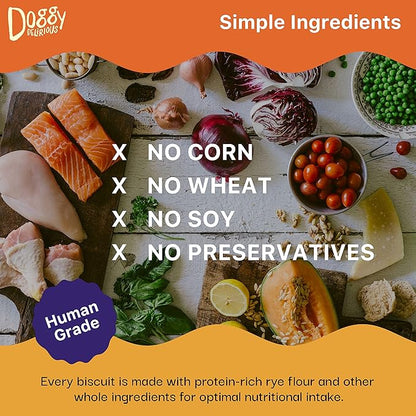 Crunchy Dog Treats  for All Pet Sizes, Breeds  All-Natural Puppy Treat  100% Human-Grade  Delicious Pet Treat Bones, Snacks for Dogs  BBQ Maple Bacon, 16 Oz.