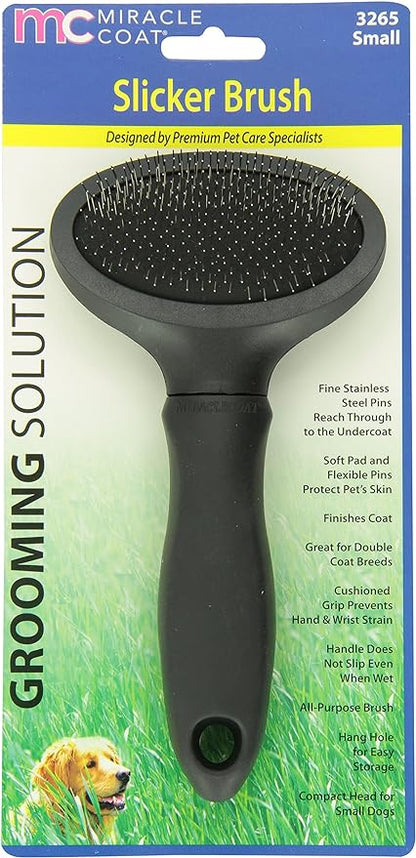 Miracle Care Coat Slicker Dog Brush,Small