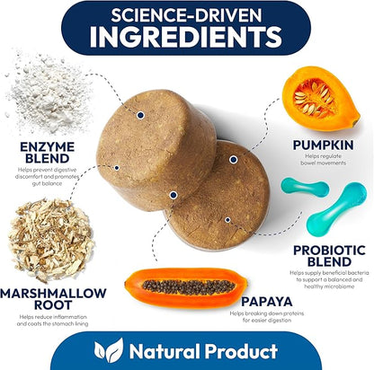 Probiotics for Dogs - 170 Dog Probiotics Chews - Digestive Enzymes & Prebiotics - Support Gut Health, Diarrhea, Gas & Constipation Relief - Itchy Skin, Allergies, Yeast Balance - Advanced Supplement