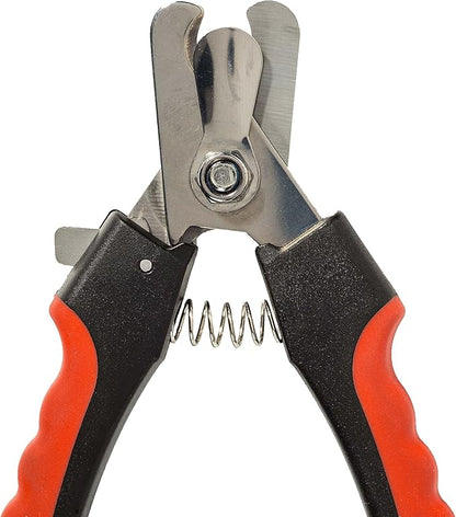 Franklin Sports Pet Supply  Dog & Cat Nail Clippers with Safety Guard  Grooming  Stainless Steel  Professional Grade